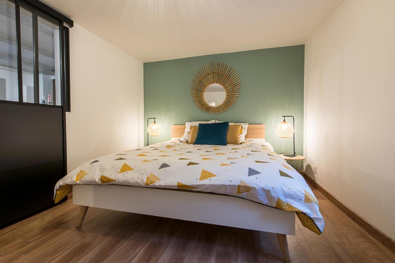 Appart 4 Pers Design Et Cosy Avec Jardin Au Coeur De Selestat Luaran gambar